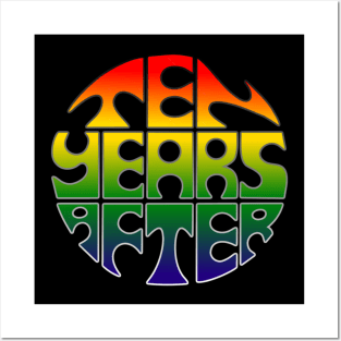 Ten Years After Rainbow Logo Posters and Art